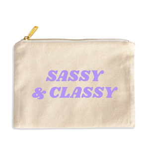 
            
                Load image into Gallery viewer, Sassy and Classy Zip Bag (4534940991522)
            
        