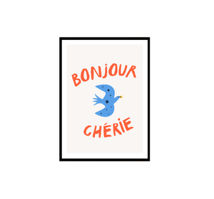
            
                Load image into Gallery viewer, Bonjour Chérie Print (7202613297186)
            
        