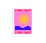 Capri Italy (Pink) Print