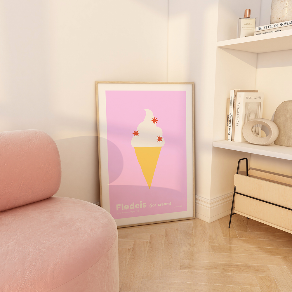 
            
                Load image into Gallery viewer, Ice Cream (Taste of Copenhagen Pt.1) Print (7203600171042)
            
        