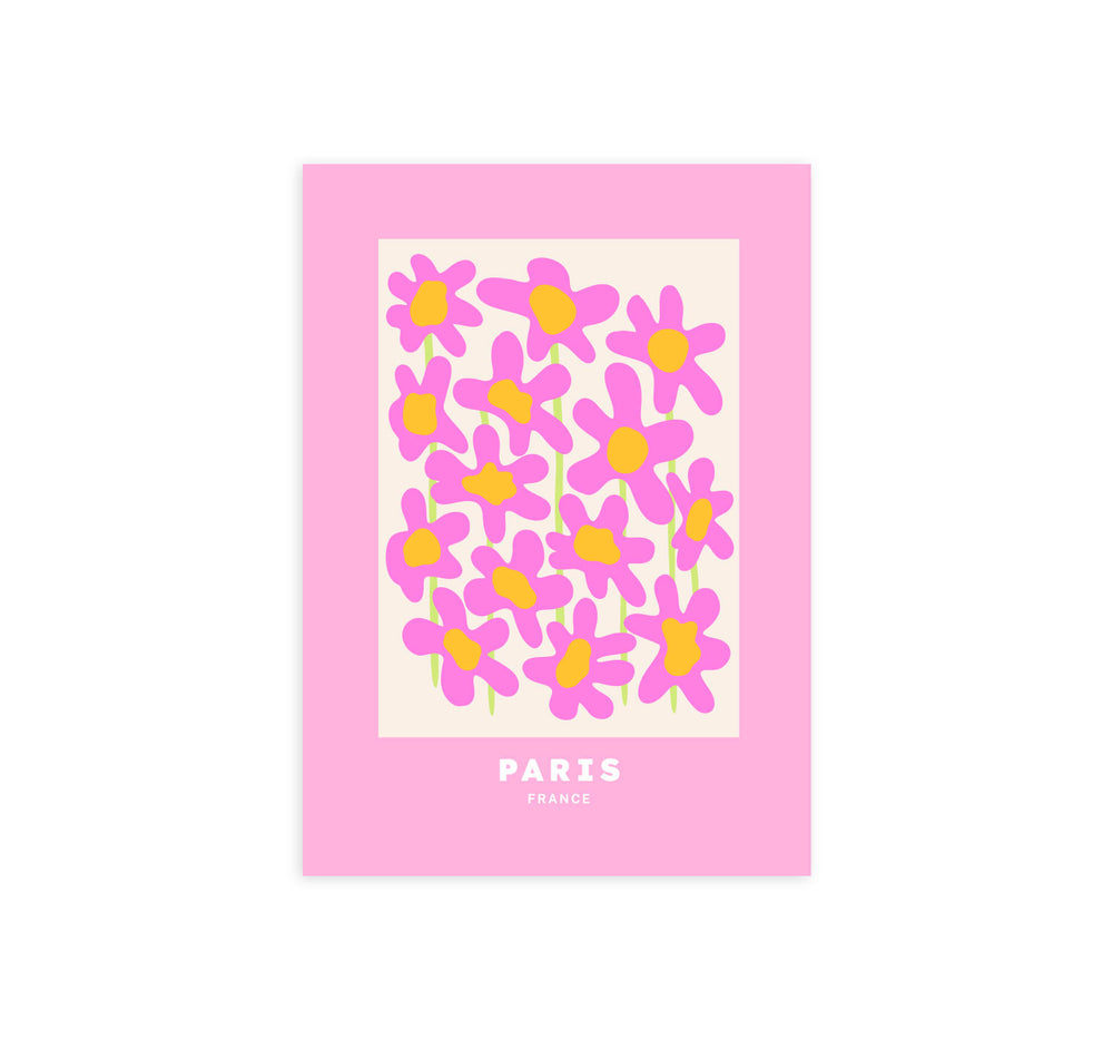 Paris Flower Print