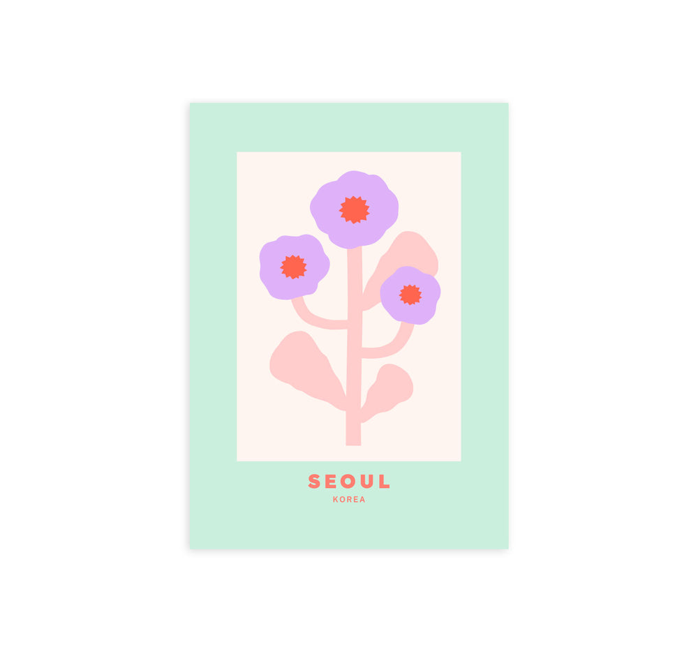Seoul Flower Print