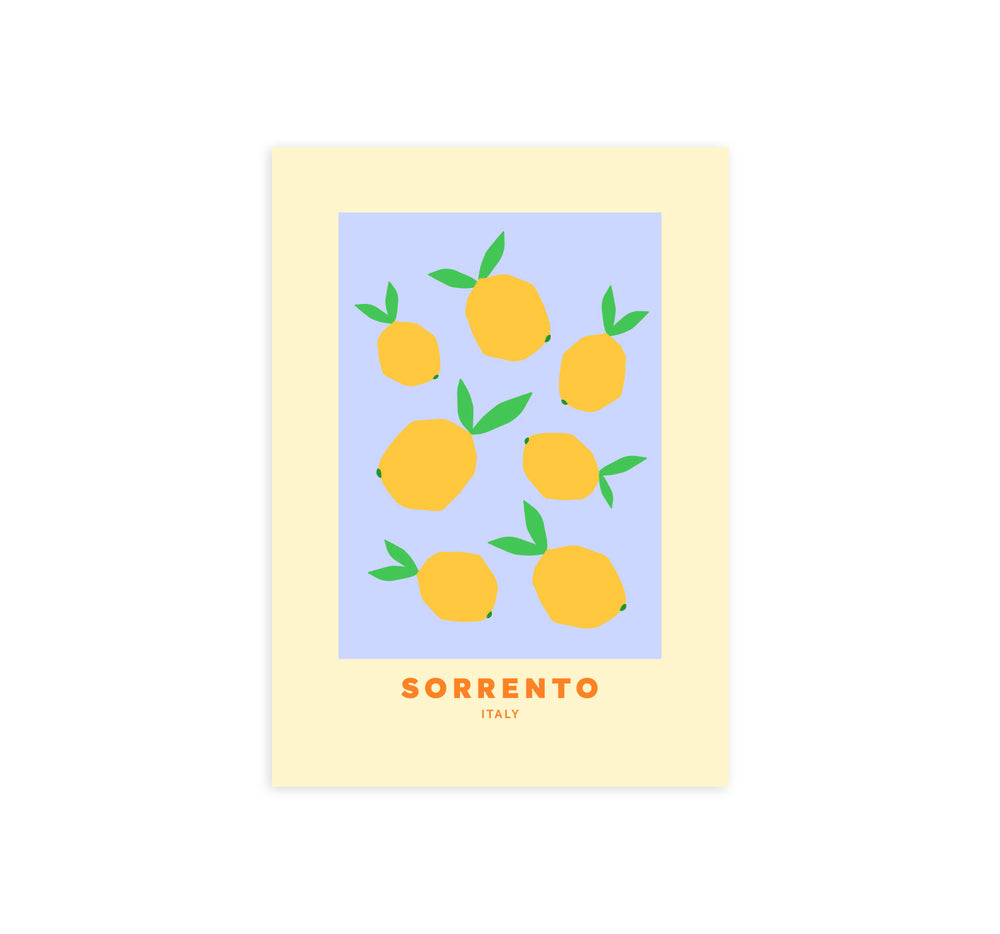 
            
                Load image into Gallery viewer, Sorrento Lemon Print
            
        