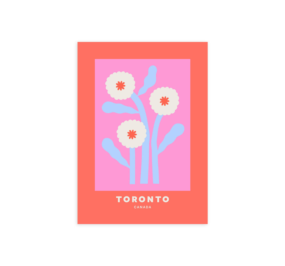 Toronto Flower Print