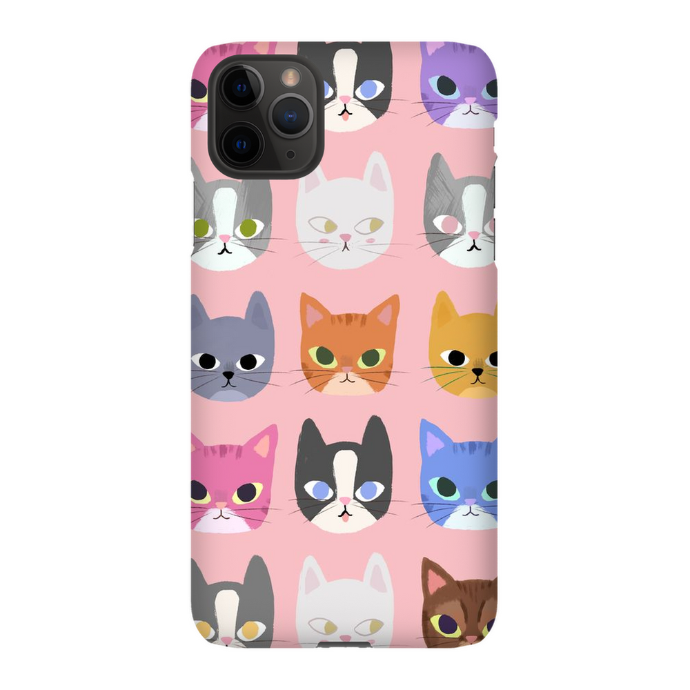 All the Cats Phone Case - Pink (4174357856313)