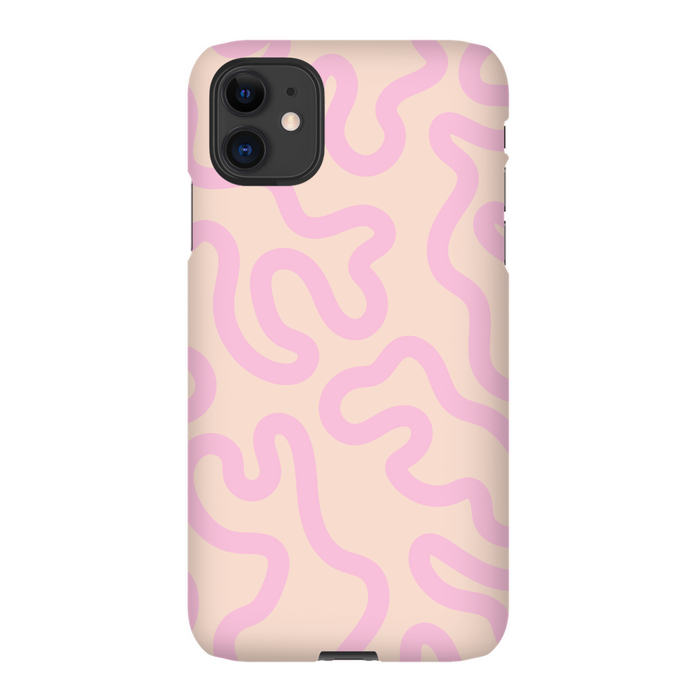 Pastel Moments Phone Case - Cream/Pink (4490385850402)