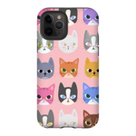 All the Cats Phone Case - Pink (4174357856313)