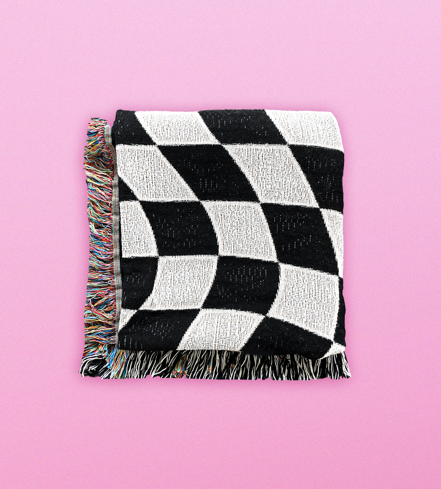 Check Me Out Woven Blanket (6933831024674)