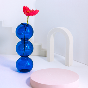 Blue Bubble Vase (6970786021410)