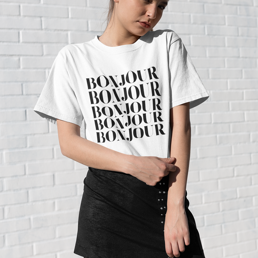 Bonjour Unisex T Shirt