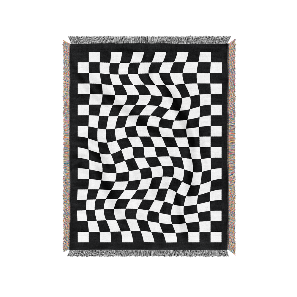 
            
                Load image into Gallery viewer, Check Me Out Woven Blanket (6933831024674)
            
        