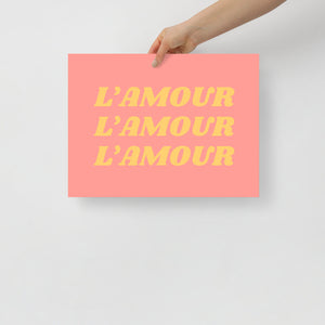 Lamour Print - Pink, Peach & Purple (4532217872418)