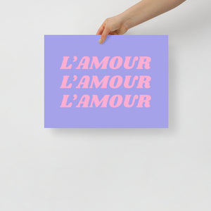 Lamour Print - Pink, Peach & Purple (4532217872418)