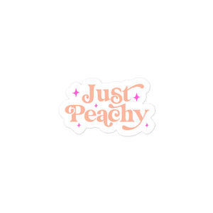 Just Peachy Sticker (6995582156834)