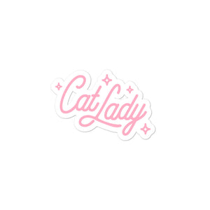 Cat Lady sticker - Tiger and Tea (4300426182690)
