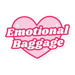 Emotional Baggage sticker - Tiger and Tea (4297346482210)