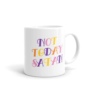 Not Today Satan Mug (4428275384354)