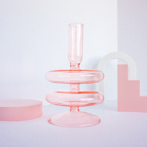 Peachy Keen Vase/Candle Holder (6960779526178)