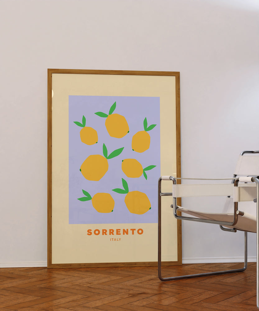 Sorrento Lemon Fruit Print (7091569229858)