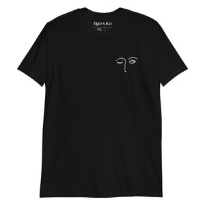 
            
                Load image into Gallery viewer, Wink Embroidered Unisex T-Shirt Black (4355617751074)
            
        